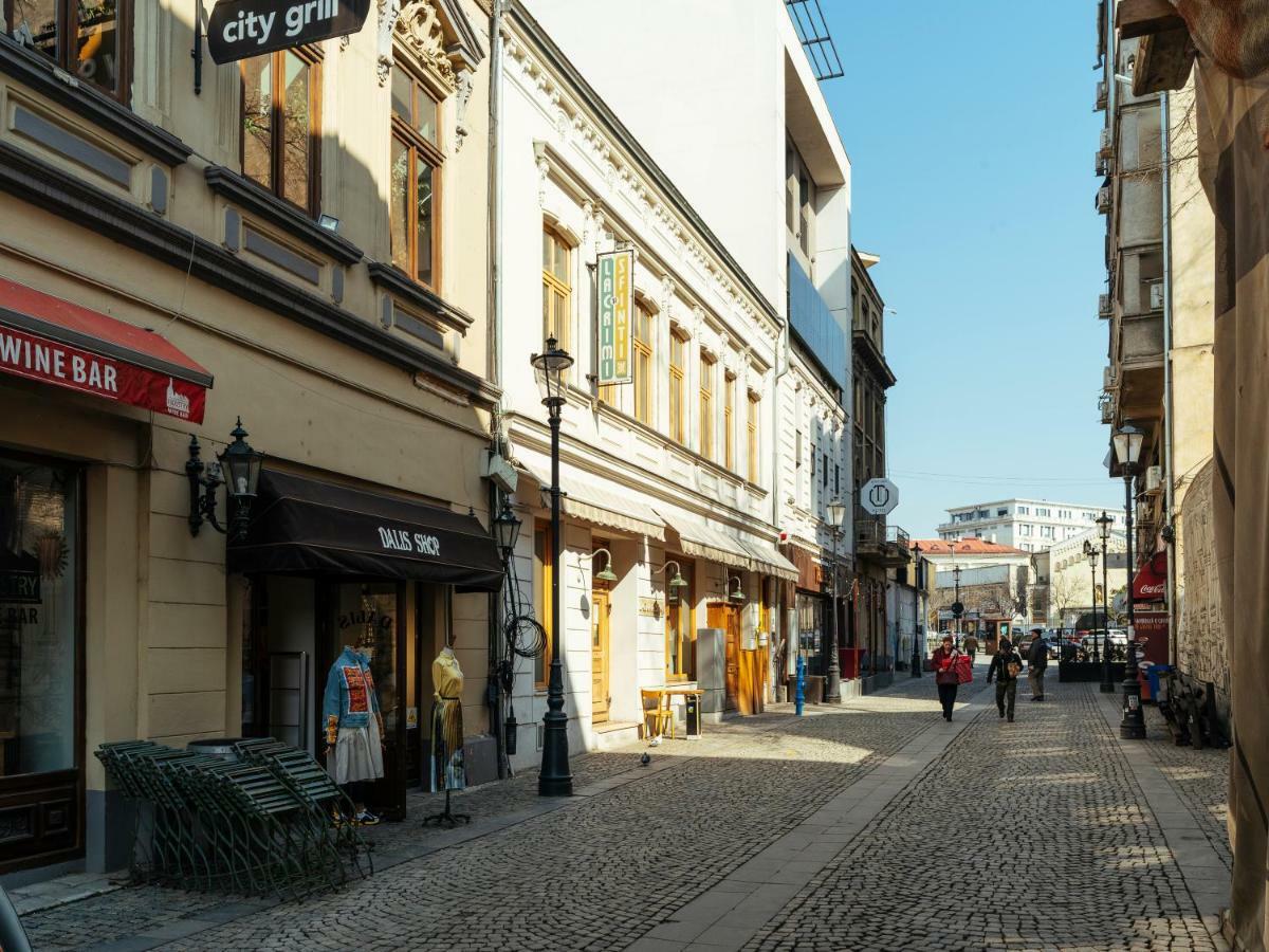 Ferienwohnung City Retro Studio In The Middle Of Old Town Bukarest Exterior foto