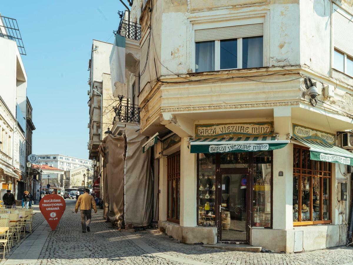 Ferienwohnung City Retro Studio In The Middle Of Old Town Bukarest Exterior foto