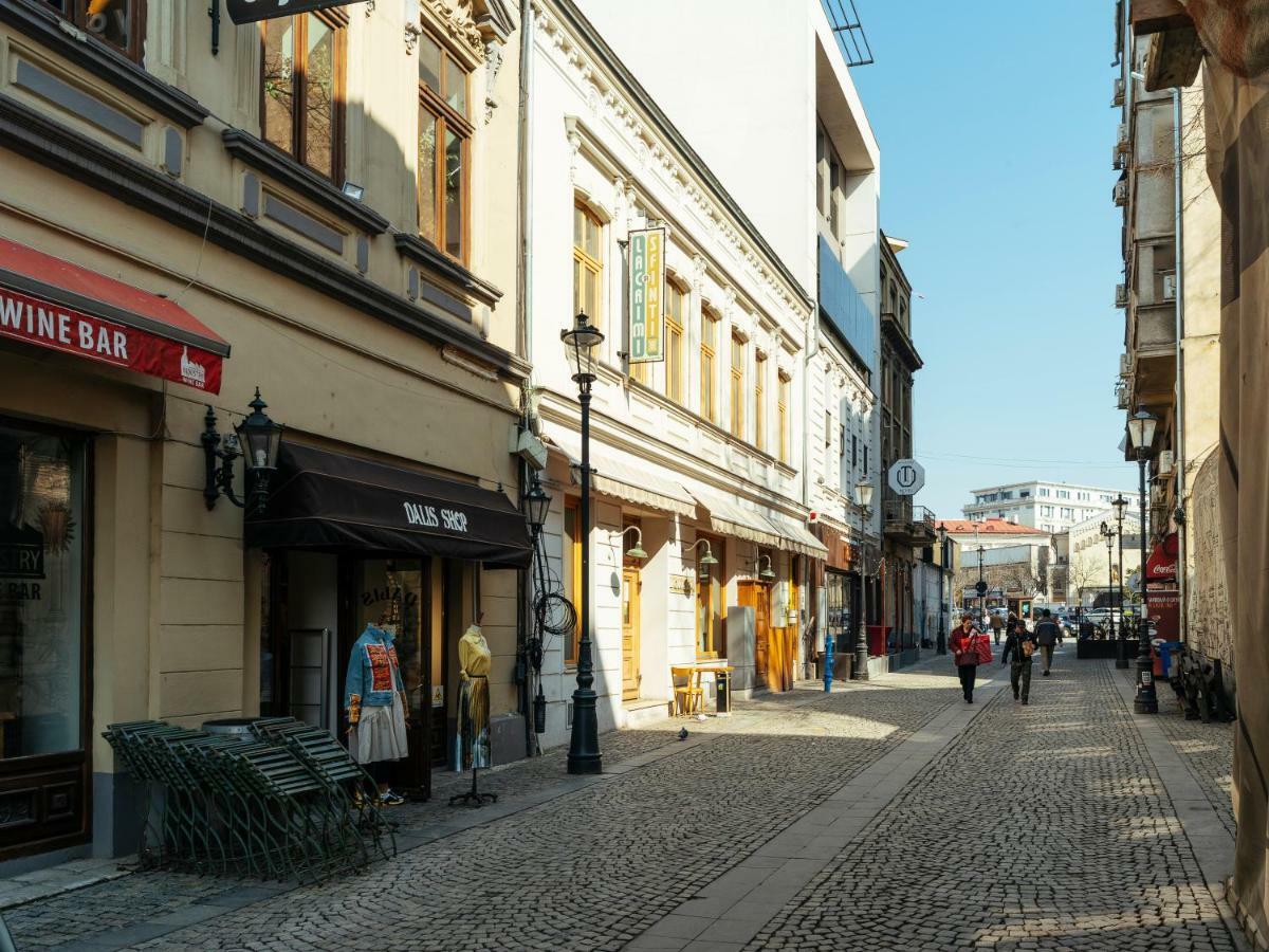 Ferienwohnung City Retro Studio In The Middle Of Old Town Bukarest Exterior foto