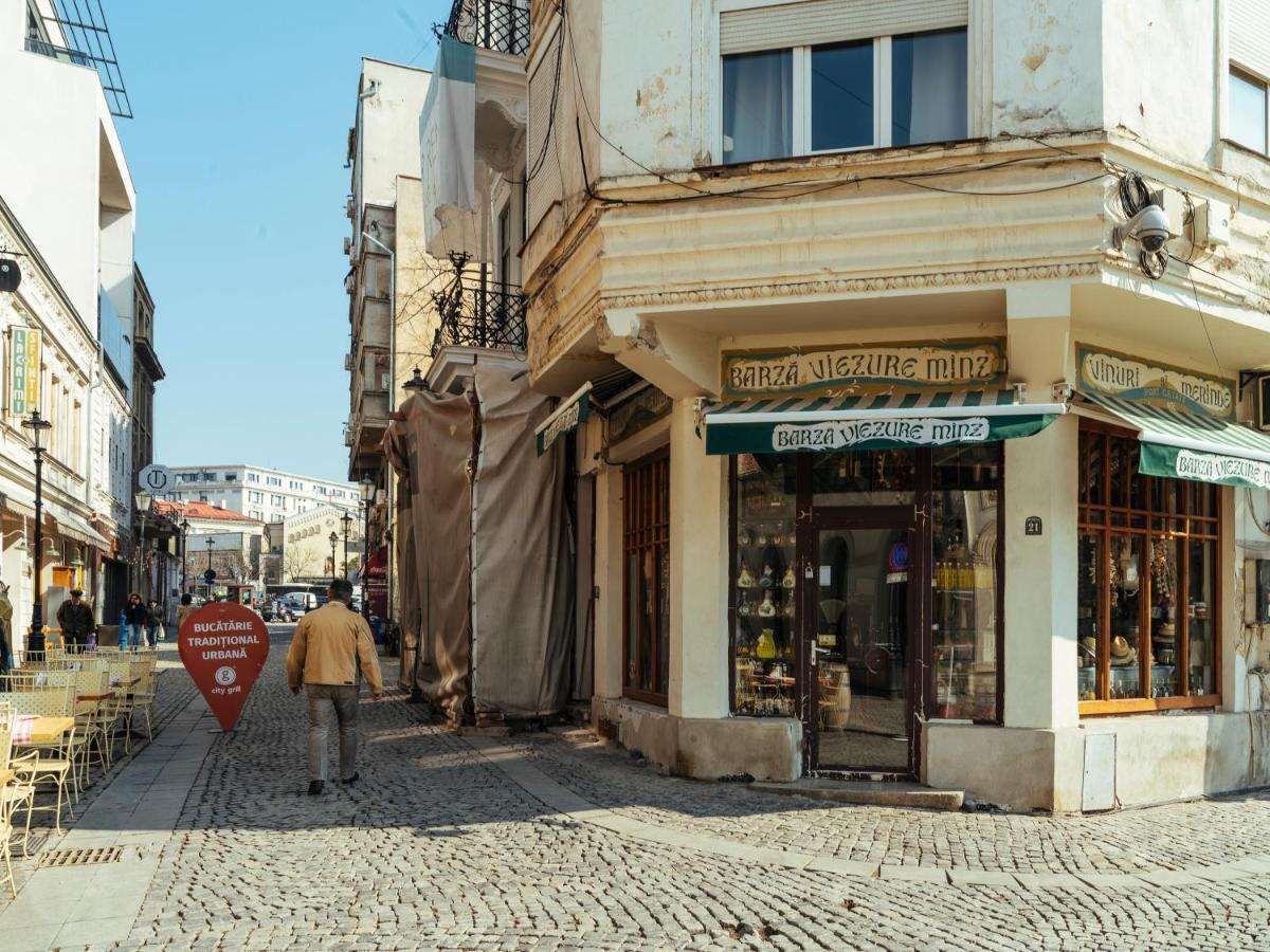 Ferienwohnung City Retro Studio In The Middle Of Old Town Bukarest Exterior foto